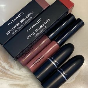 MAC lipsticks and lipglass - all brand new